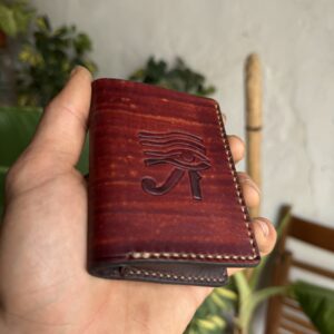Cartera artesanal Ojo de Horus