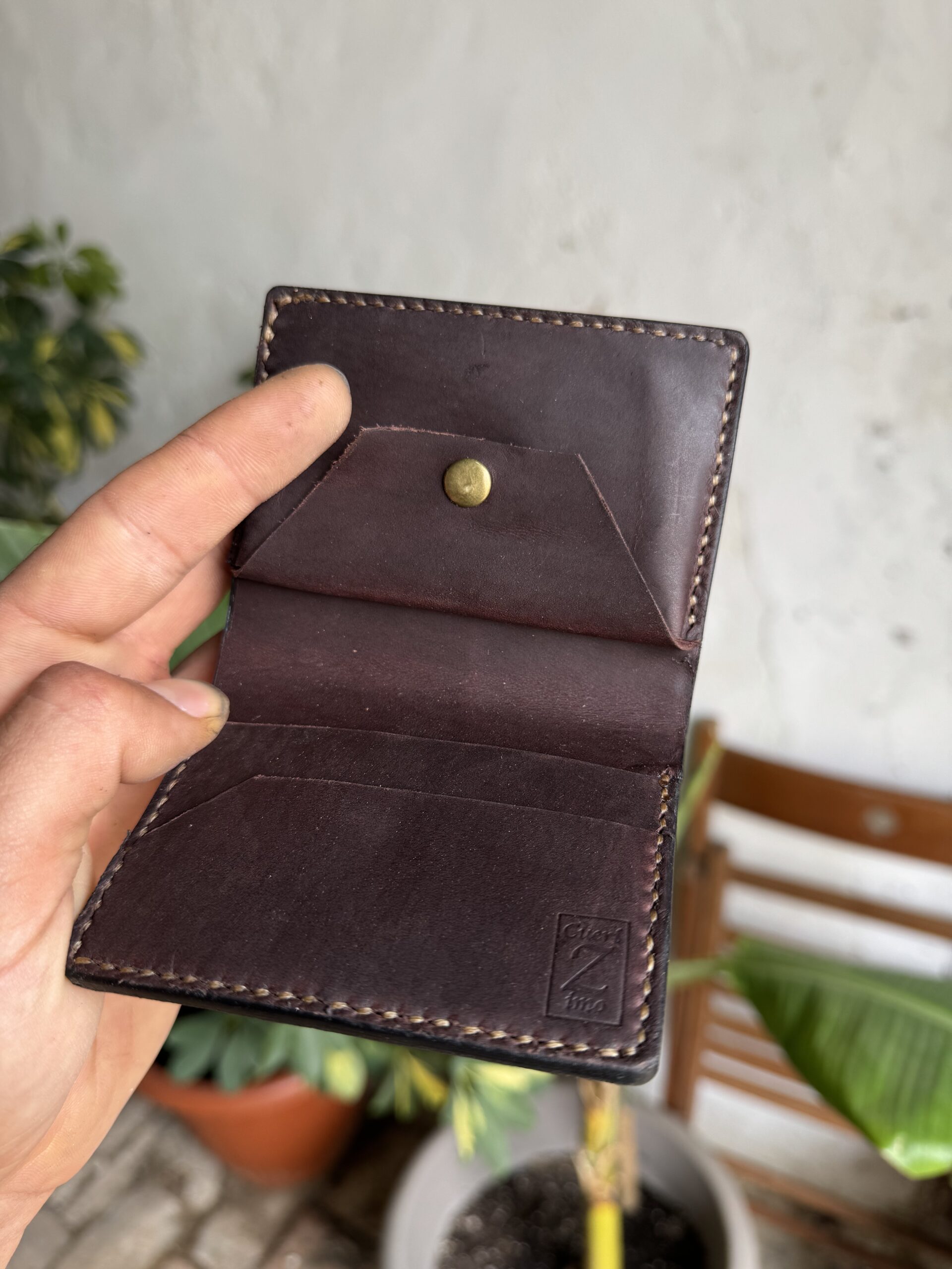 Cartera artesanal Ojo de Horus - Imagen 4
